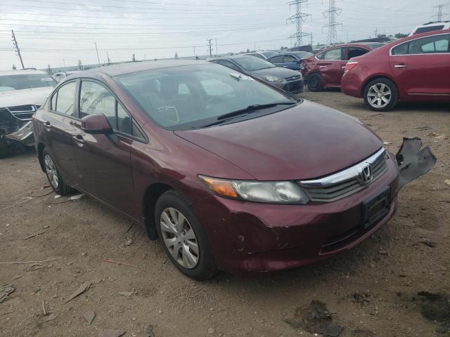 HONDA CIVIC LX 2012 with VIN 19XFB2F58CE034153 - Photo from auction