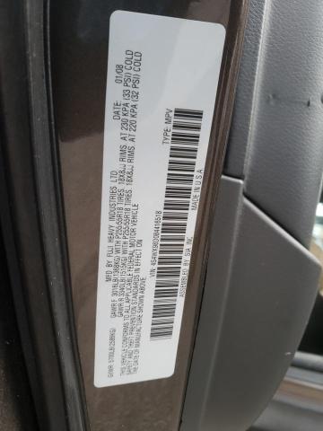 Photo 10 from auction – 2008 SUBARU TRIBECA LI with VIN 4S4WX98D084416518