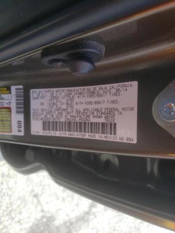 Photo 10 from auction – 2014 TOYOTA TACOMA DOU with VIN 3TMLU4EN2EM156767