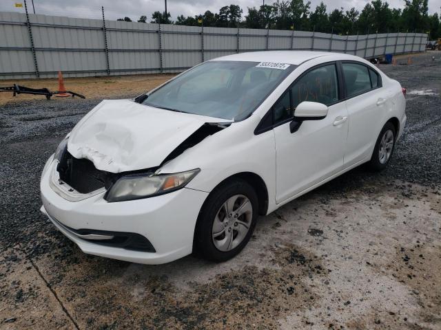 Photo 2 from auction – 2014 HONDA CIVIC LX with VIN 2HGFB2F59EH557254