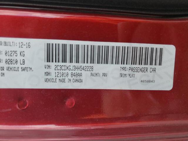 Photo 10 from auction – 2017 DODGE CHARGER R/ with VIN 2C3CDXGJ3HH542228