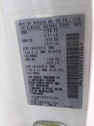 Photo 10 from auction – 2015 CHEVROLET CITY EXPRE with VIN 3N63M0ZN4FK712364