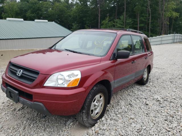Photo 2 from auction – 2005 HONDA PILOT LX with VIN 2HKYF18155H529863