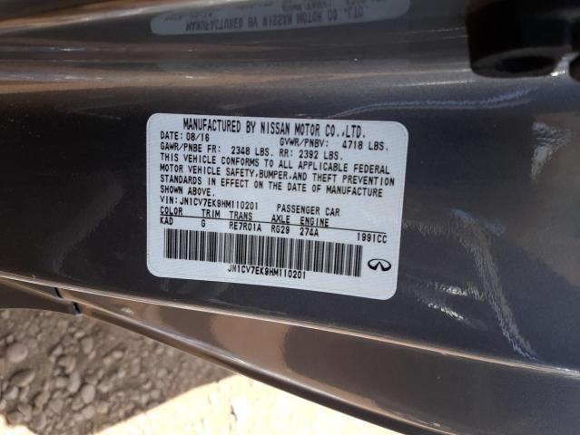 Photo 10 from auction – 2012 INFINITI Q60 BASE with VIN JN1CV7EK9HM110201