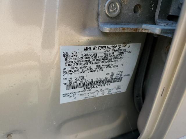 Photo 10 from auction – 2007 FORD FIVE HUNDR with VIN 1FAHP241X7G149164