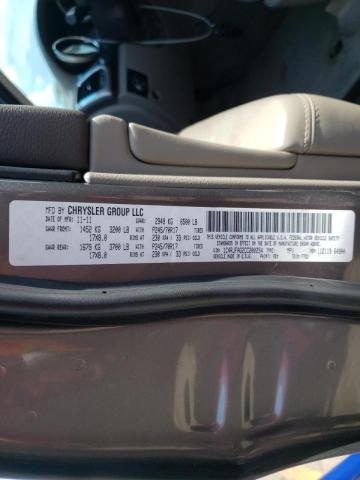 Photo 10 from auction – 2012 JEEP GRAND CHER with VIN 1C4RJFAG2CC200254