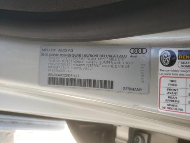 Фото 10 с аукциона – 2016 AUDI A7 PRESTIG с VIN WAU2GAFCXGN071471