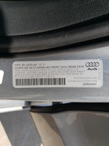 Photo 10 from auction – 2012 AUDI A6 PREMIUM with VIN WAUDFAFCXCN097378