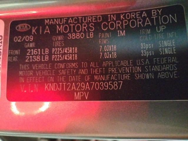 Foto 10 de la subasta – 2010 KIA SOUL + con VIN KNDJT2A29A7039587