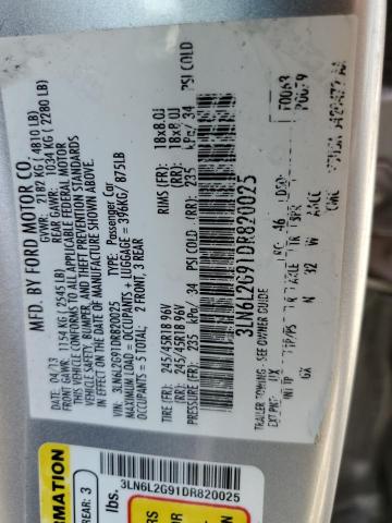 Photo 10 from auction – 2013 LINCOLN MKZ with VIN 3LN6L2G91DR820025