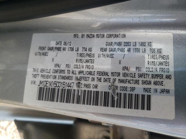 Photo 10 from auction – 2012 MAZDA MAZDA2 with VIN JM1DE1KY5C0151447