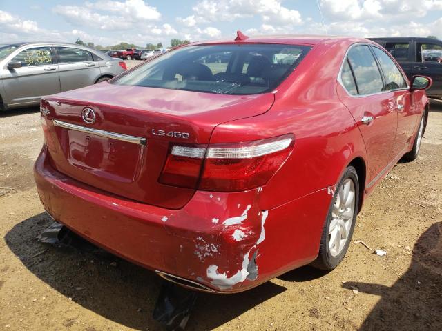 Photo 4 from auction – 2008 LEXUS LS 460 with VIN JTHBL46F085063681