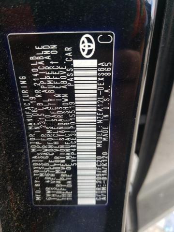 Photo 10 from auction – 2020 TOYOTA COROLLA SE with VIN 5YFP4RCE3LP015519