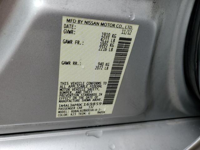 Photo 10 from auction – 2013 NISSAN ALTIMA 2.5 with VIN 1N4AL3AP4DC169859
