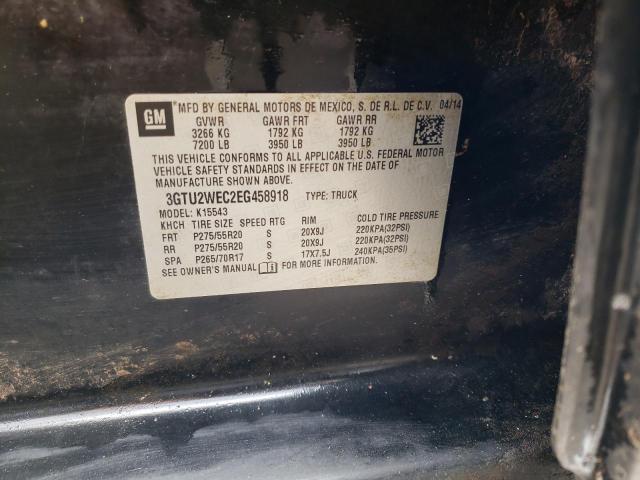 Photo 10 from auction – 2014 GMC SIERRA K15 with VIN 3GTU2WEC2EG458918