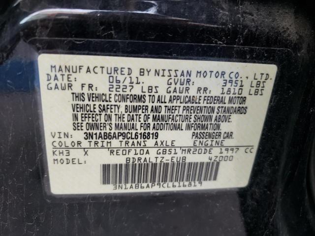 Photo 10 from auction – 2012 NISSAN SENTRA 2.0 with VIN 3N1AB6AP9CL616819