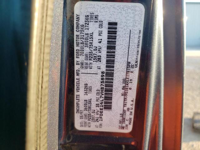 Photo 10 from auction – 1997 FORD ECONOLINE with VIN 1FDEE14L7VHB75898
