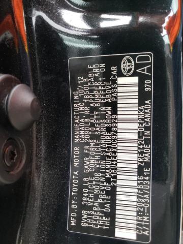 Photo 10 from auction – 2013 TOYOTA COROLLA with VIN 2T1BU4EEXDC978929