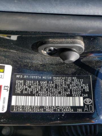 Photo 10 from auction – 2012 TOYOTA COROLLA BA with VIN 2T1BU4EE6CC896503