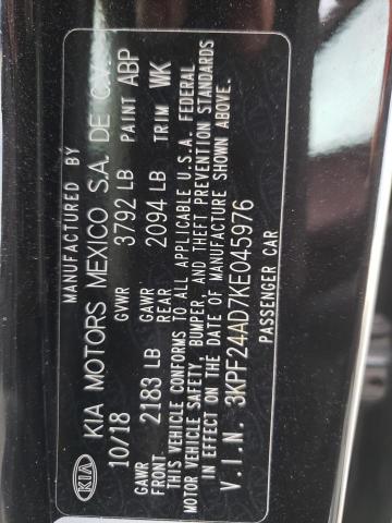 Photo 10 from auction – 2019 KIA FORTE FE with VIN 3KPF24AD7KE045976