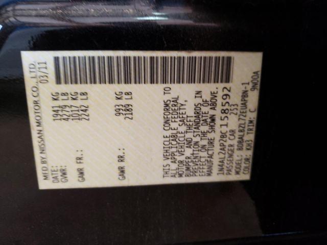Photo 10 from auction – 2011 NISSAN ALTIMA BAS with VIN 1N4AL2AP2BC158592