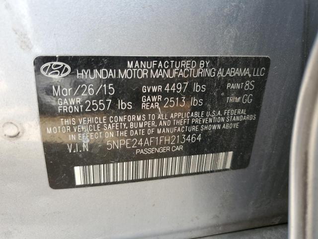 Photo 10 from auction – 2015 HYUNDAI SONATA SE with VIN 5NPE24AF1FH213464