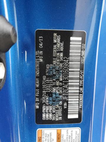 Photo 10 from auction – 2013 SUBARU BRZ 2.0 LI with VIN JF1ZCAC13D1609842