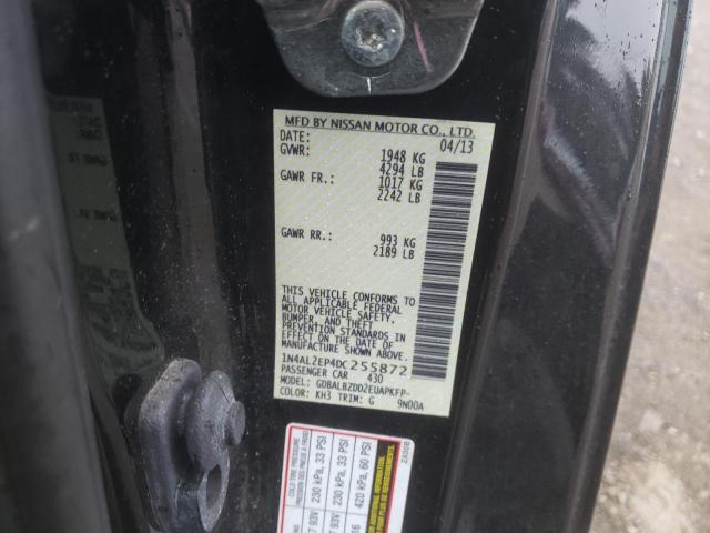 Photo 10 from auction – 2013 NISSAN ALTIMA S with VIN 1N4AL2EP4DC255872