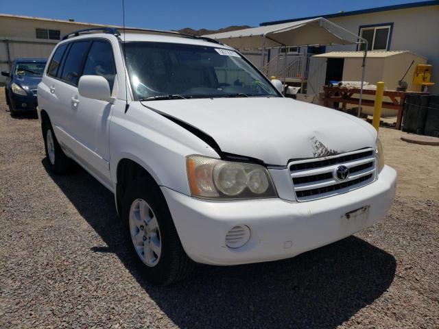 TOYOTA HIGHLANDER 2001 with VIN JTEHD21A410007850 - Photo from auction