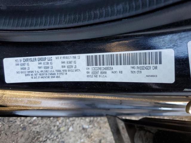 Photo 10 from auction – 2013 DODGE AVENGER SE with VIN 1C3CDZAB1DN685354