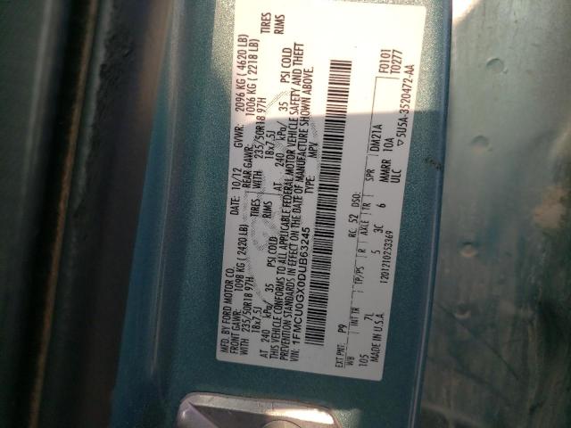 Photo 10 from auction – 2013 FORD ESCAPE SE with VIN 1FMCU0GX0DUB63245