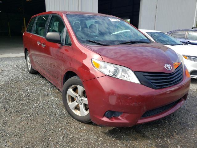 TOYOTA SIENNA 2017 with VIN 5TDZZ3DC2HS821239 - Photo from auction