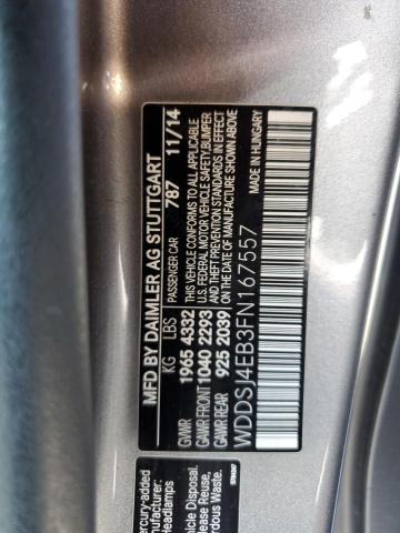 Photo 10 from auction – 2015 MERCEDES-BENZ CLA250 with VIN WDDSJ4EB3FN167557