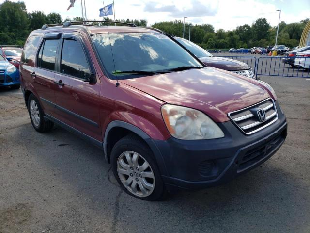 HONDA CR-V EX 2006 with VIN JHLRD77876C022376 - Photo from auction