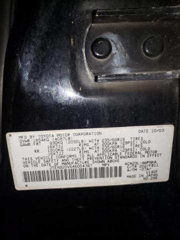 Photo 10 from auction – 2004 TOYOTA RAV4 with VIN JTEHD20V646004387