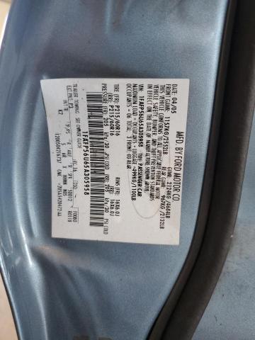 Photo 10 from auction – 2005 FORD TAURUS SEL with VIN 1FAFP56U65A305958