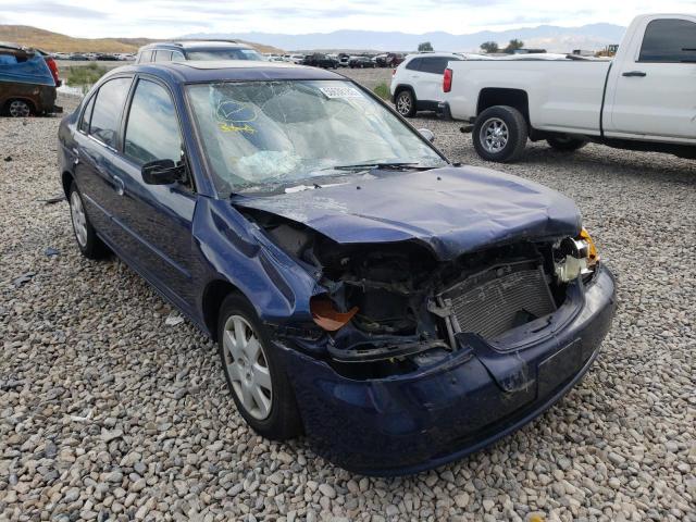 HONDA CIVIC EX 2001 with VIN 2HGES26781H617919 - Photo from auction