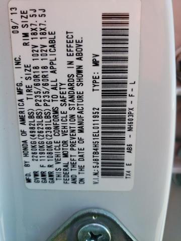 Photo 10 from auction – 2014 ACURA RDX TECHNO with VIN 5J8TB4H51EL011952