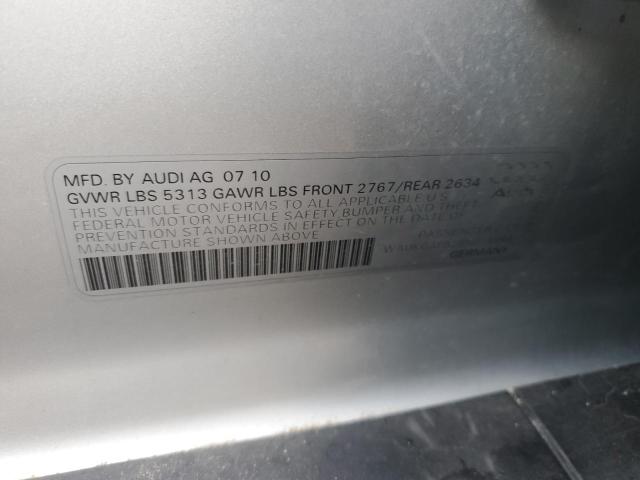 Photo 10 from auction – 2011 AUDI A6 PRESTIG with VIN WAUKGAFB2BN014844