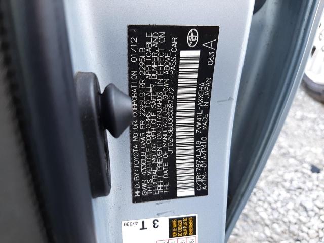 Photo 10 from auction – 2012 TOYOTA PRIUS V with VIN JTDZN3EU3C3087272