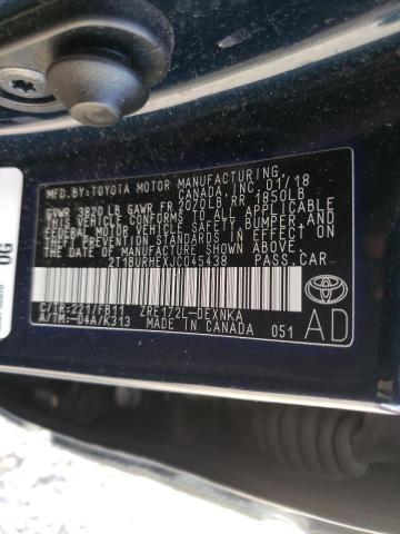 Photo 10 from auction – 2018 TOYOTA COROLLA L with VIN 2T1BURHEXJC045438