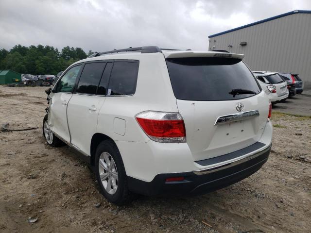 Photo 3 from auction – 2013 TOYOTA HIGHLANDER with VIN 5TDBK3EH2DS277707