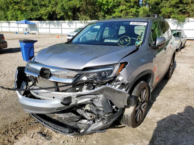 Photo 2 from auction – 2021 HONDA PILOT EXL with VIN 5FNYF5H52MB005027