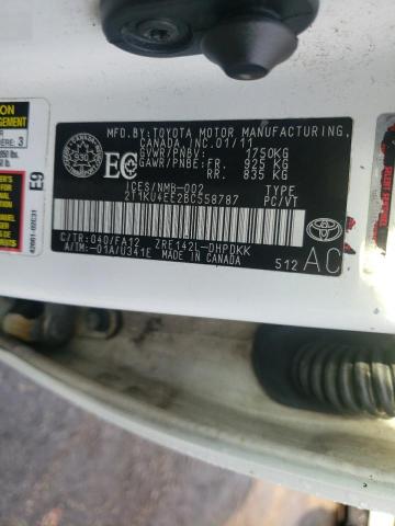 Photo 10 from auction – 2011 TOYOTA COROLLA MA with VIN 2T1KU4EE2BC558787