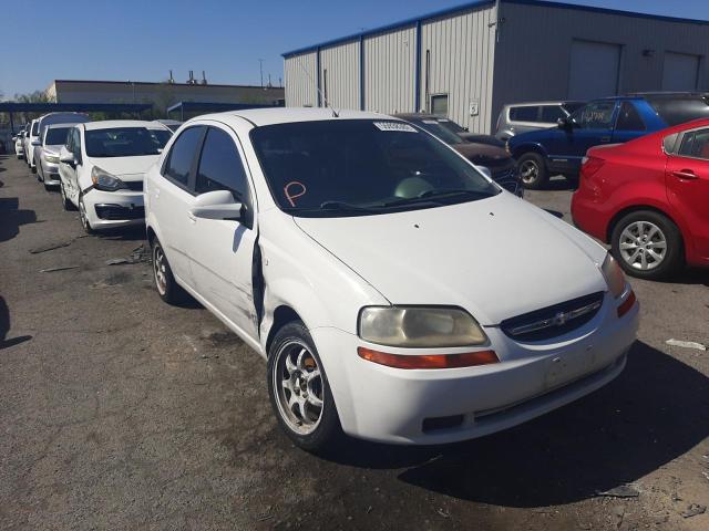 CHEVROLET AVEO BASE 2005 with VIN KL1TD52695B492935 - Photo from auction