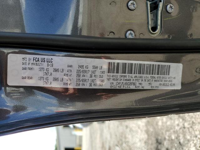 Photo 10 from auction – 2019 JEEP CHEROKEE L with VIN 1C4PJMLX5KD287861