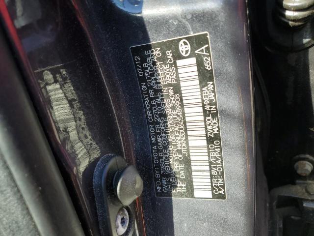 Photo 10 from auction – 2012 TOYOTA PRIUS with VIN JTDKN3DU6C5489908