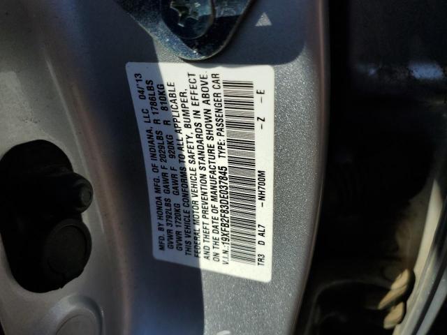 Photo 10 from auction – 2013 HONDA CIVIC EX with VIN 19XFB2F83DE037845