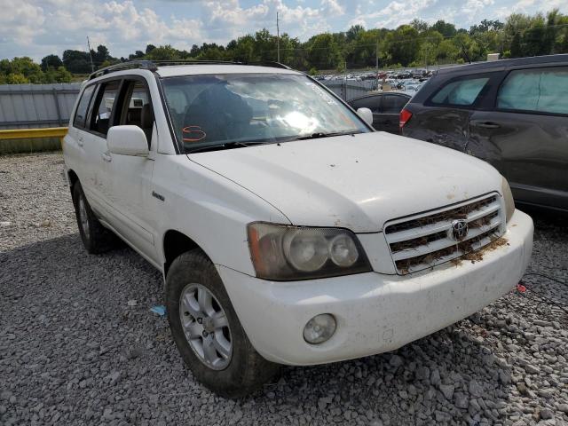 TOYOTA HIGHLANDER 2001 with VIN JTEHF21A410001086 - Photo from auction