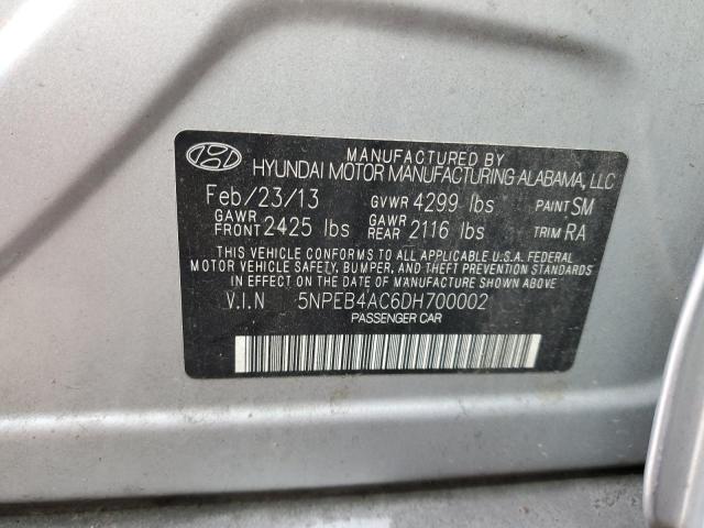 Photo 10 from auction – 2013 HYUNDAI SONATA GLS with VIN 5NPEB4AC6DH700002